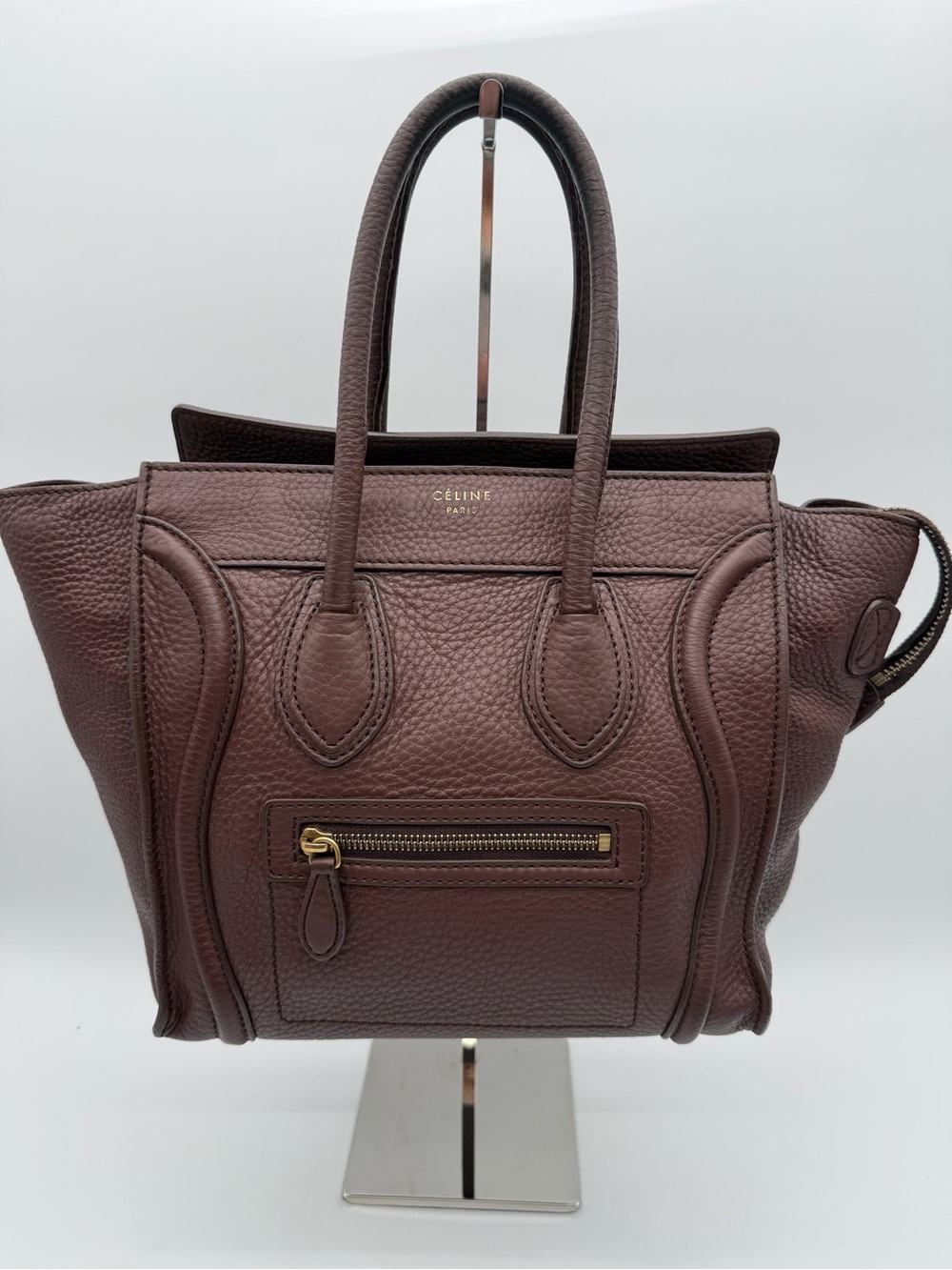 CELINE MICRO LUGGAGE BROWN MEDIUM